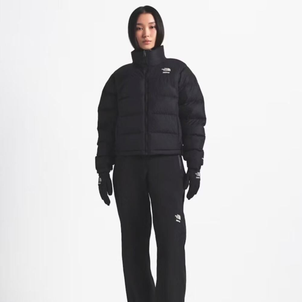 NWT THE NORTH FACE X SKIMS 2000 RETRO NUPTSE PUFFER JACKET IN ONYX SIZE LARGE